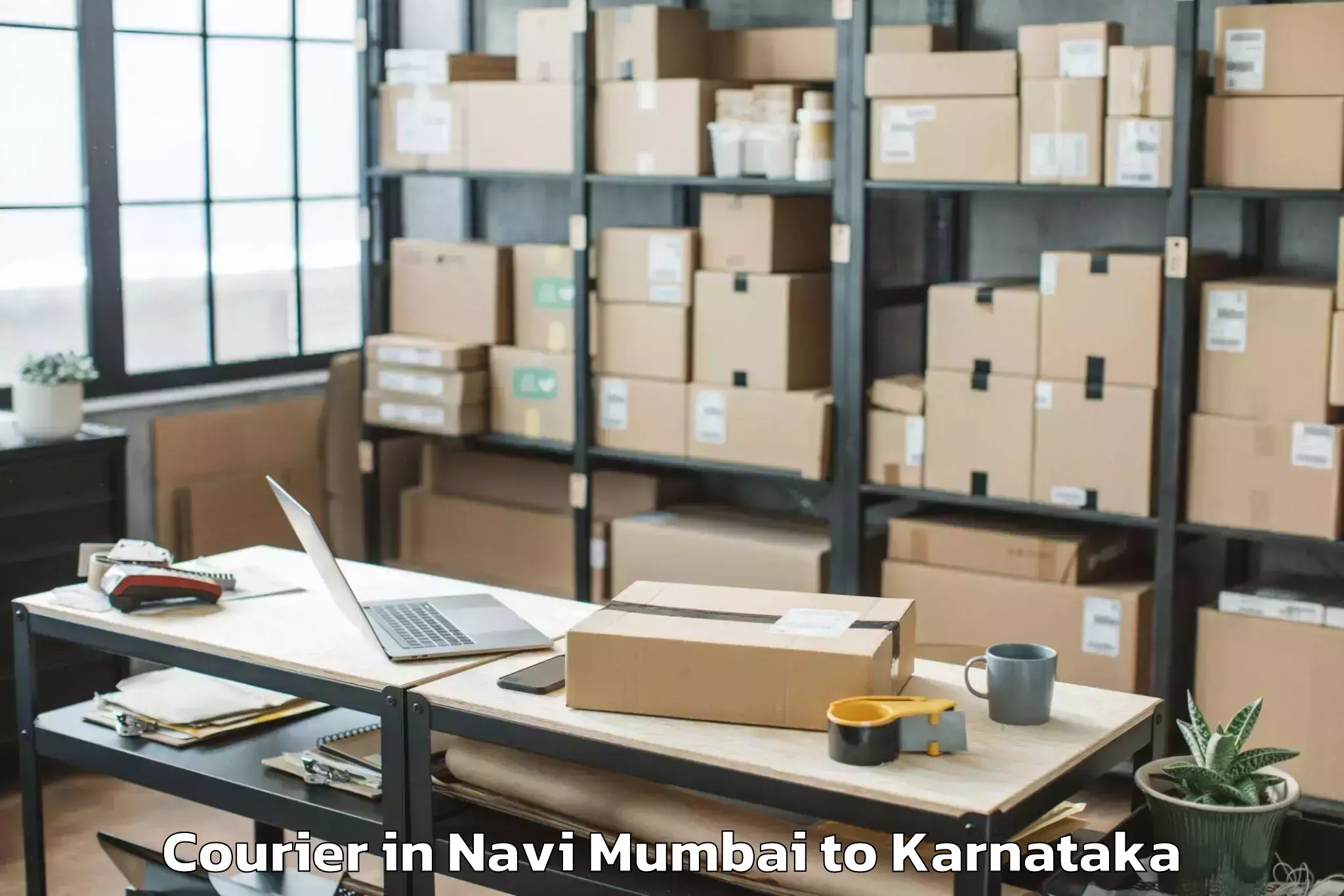 Top Navi Mumbai to Kampli Courier Available